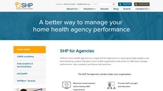 
                            7. SHP for Home Health Agencies: Data to Track & Improve Quality