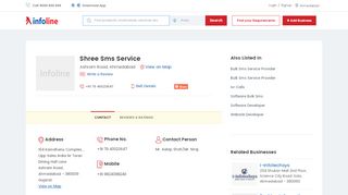 
                            7. Shree Sms Service in Ashram Road Ahmedabad - infoline.com