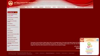 
                            2. SHRI MATA VAISHNO DEVI SHRINE BOARD | Official Website