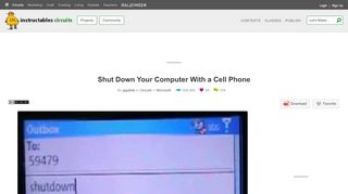 
                            3. Shut Down Your Computer With a Cell Phone: 9 Steps