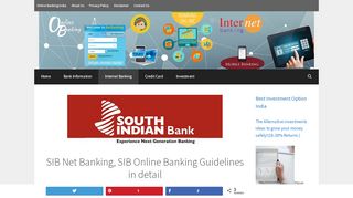 
                            7. SIB Net Banking, SIB Online Banking Guidelines …