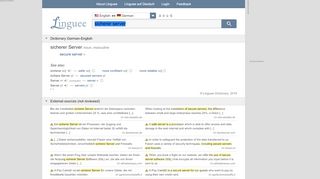 
                            5. sicherer Server - English translation – Linguee