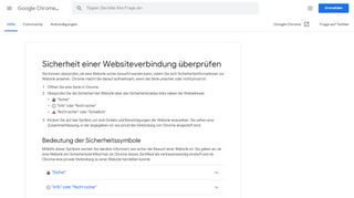 
                            4. Sicherheit einer Websiteverbindung überprüfen - Google ...