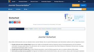 
                            4. Sicherheit - Joomla! Documentation