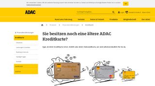 
                            1. Sie besitzen noch eine ältere ADAC Kreditkarte?