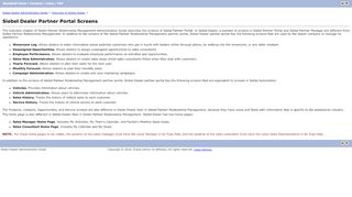 
                            5. Siebel 2018: Siebel Dealer Partner Portal Screens - Oracle Docs