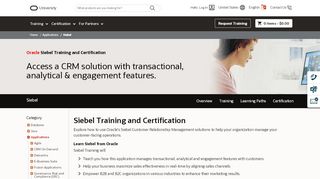 
                            4. Siebel Training and Certification | Oracle University