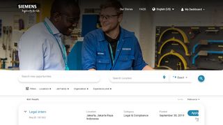 
                            6. Siemens Job Search - Jobs