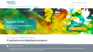 
                            11. Siemens Supplier Portal | Supply Chain Management | Siemens