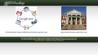 
                            4. Siena College E-mail Portal