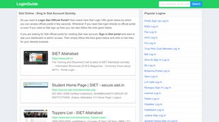
                            8. Siet log in - Siet Sign in Official Login - LoginGuide