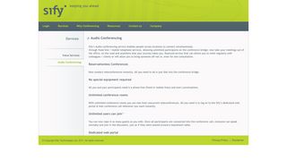 
                            4. Sify - Audio Conferencing