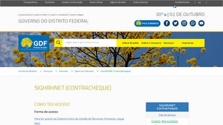 
                            4. SIGHRHNET (contracheque) - Governo do Distrito Federal