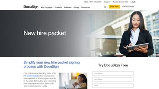 
                            6. Sign and send new hire packets | DocuSign