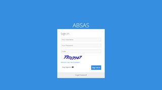 
                            4. Sign In - Admin Portal - ABSAS