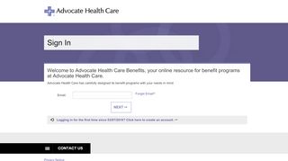 
                            5. Sign In - advocatebenefits.ehr.com