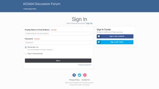 
                            9. Sign In - AIDA64 Discussion Forum