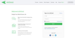 
                            1. Sign in | AirDroid