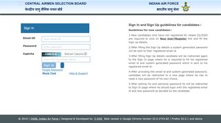 
                            2. Sign In - Airmen Selection