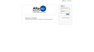 
                            2. Sign in: - Alta360 Research, Inc.