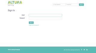 
                            4. Sign In | Altura Learning Content Portal