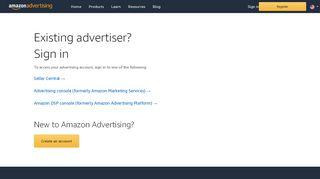 
                            6. Sign in | Amazon Advertising