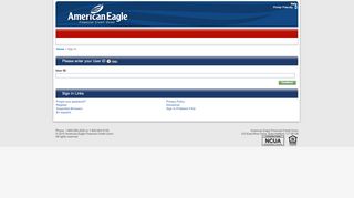 
                            1. Sign In - American Eagle FCU