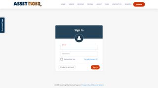 
                            4. Sign In - AssetTiger - My Asset Tag