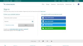 
                            11. Sign in - Cathay Pacific