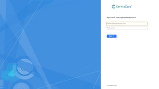
                            1. Sign In - CentraCare