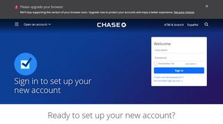 
                            2. Sign in | Chase.com