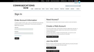 
                            4. Sign In | Communications of the ACM