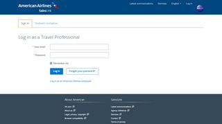 
                            7. Sign in · Custom Portal - SalesLink Insights - American Airlines