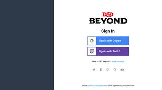 
                            2. Sign In - D&D Beyond