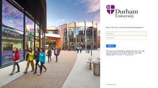 
                            2. Sign In - Durham University