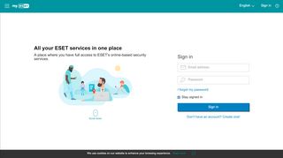 
                            4. Sign in - Eset