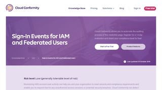 
                            6. Sign-In Events for IAM and Federated Users