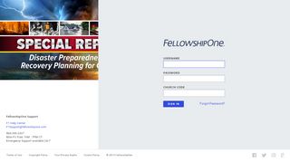 
                            5. Sign In - Fellowship One, Church Management Software