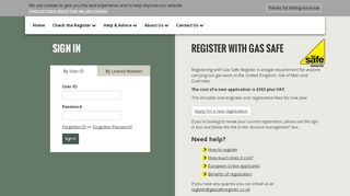 
                            8. Sign in | Gas Safe registered businesses - Gas Safe …