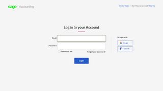 
                            2. Sign In - Get Sage One Accounting now