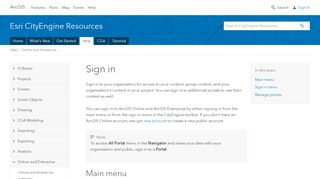 
                            6. Sign in—Help | ArcGIS