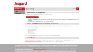 
                            4. Sign In Help - Asgard QuickSuper