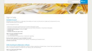 
                            5. Sign-in Help | Autodesk