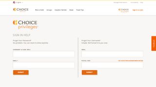
                            7. Sign In Help - Choice Hotels