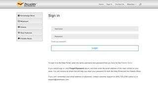 
                            9. Sign In - Help Portal - Paladin Point of Sale