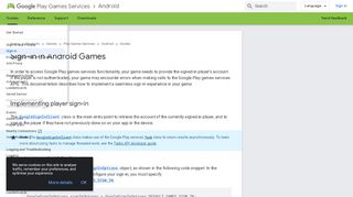 
                            6. Sign-in in Android Games - Google Developers