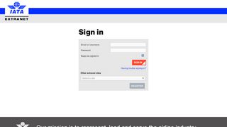 
                            9. Sign-in - International Air Transport Association