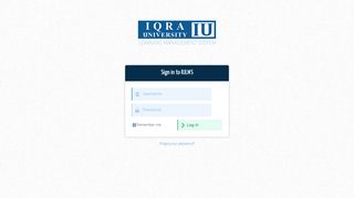 
                            10. Sign In | IU Learning Management System - iulms.iuk.edu.pk
