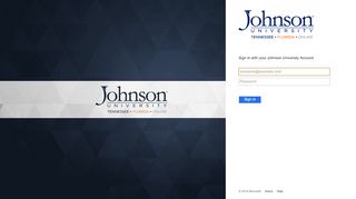 
                            3. Sign In - Johnson University