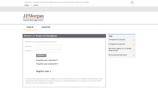 
                            8. Sign-in - J.P. Morgan Asset Management